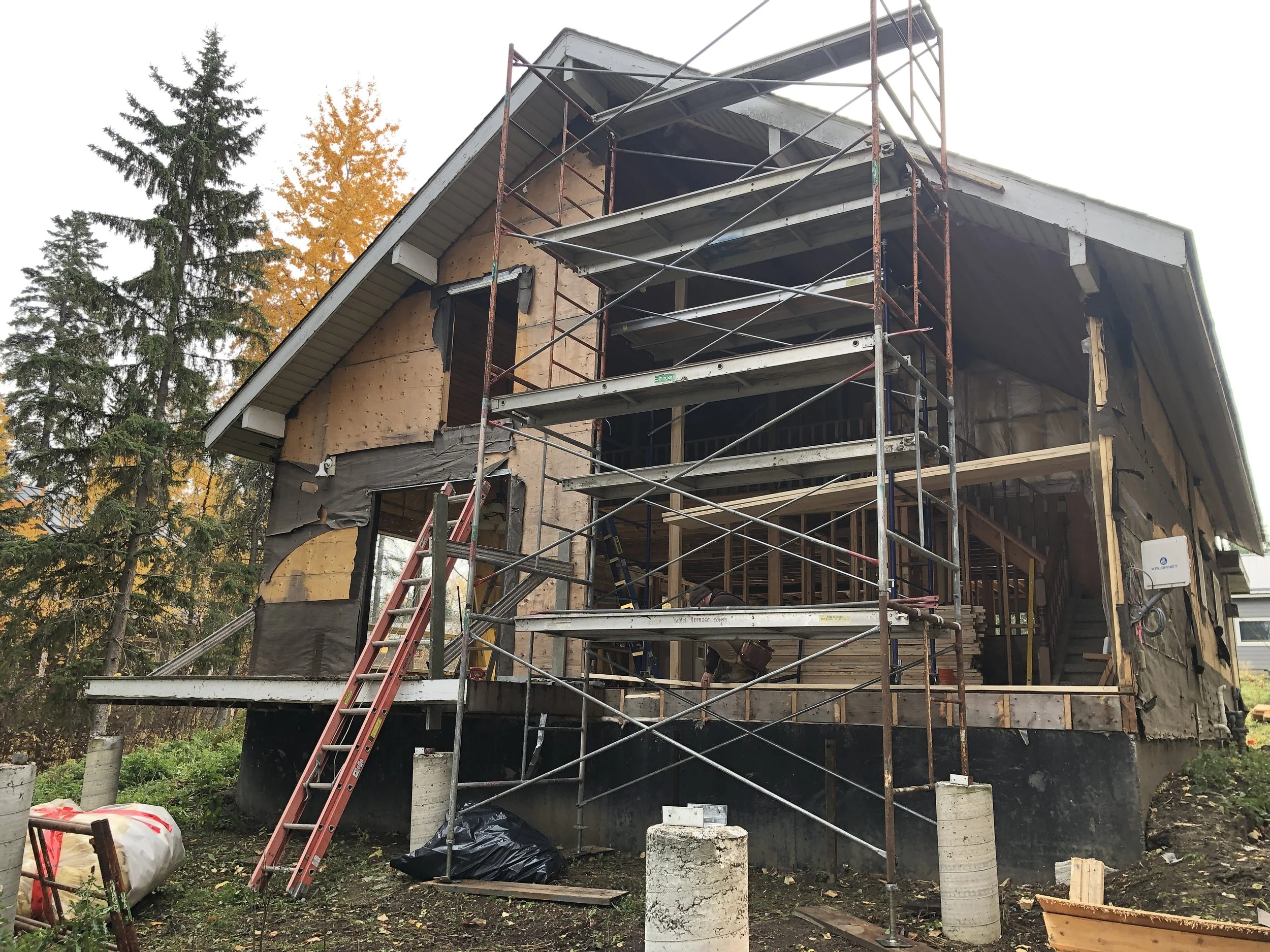 Large scale renovations and additions