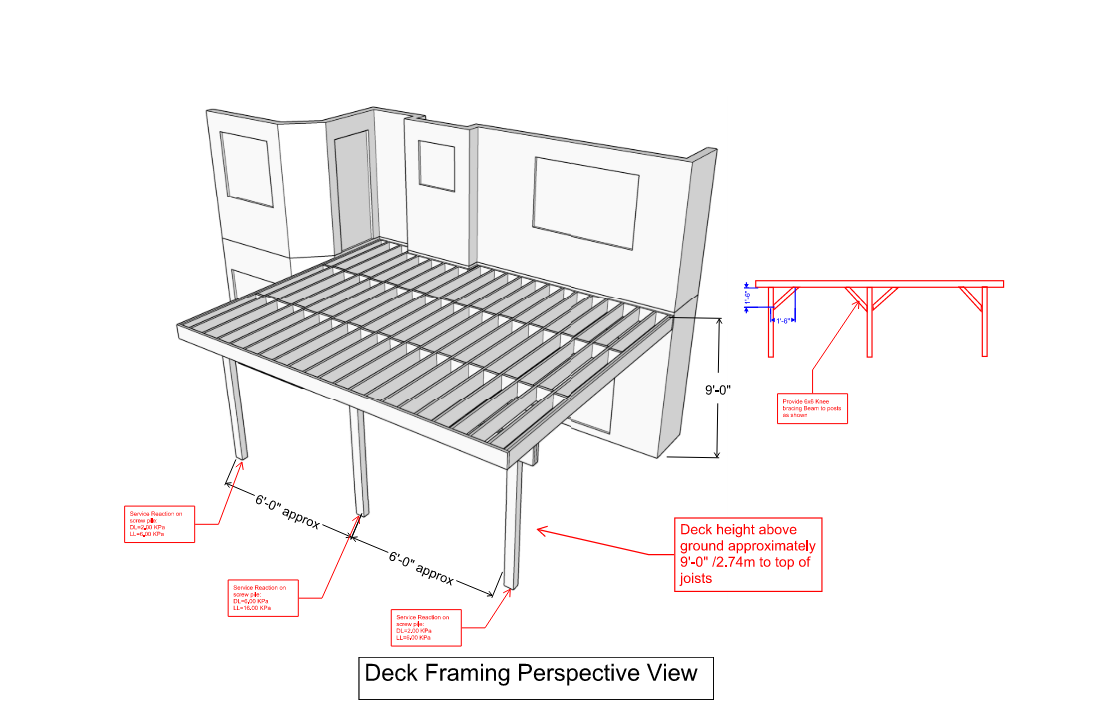 Sketchup Designed Deck Engineered Deck