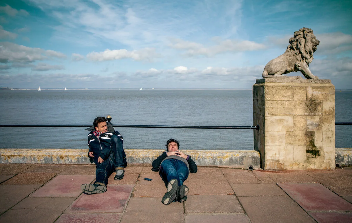 Taking a break during drone filming for the official America’s Cup film on the Isle of Wight.
Sometimes the technicians need to do their thing while the rest of us recharge.