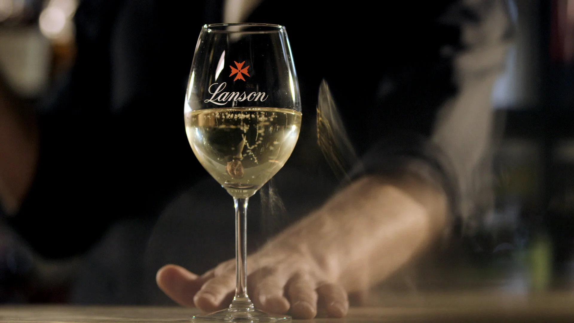 Lanson champagne shoot. Precision pouring, careful lighting, and a lot of patience to get the moment right.