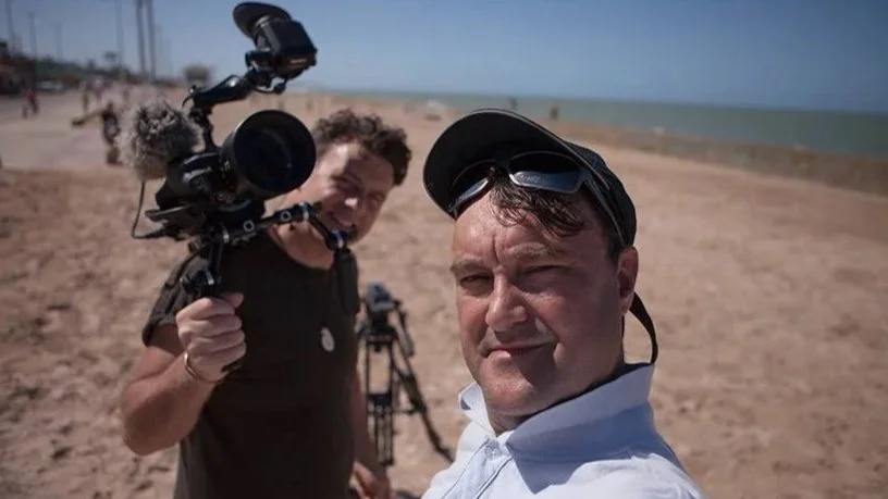 Some beach in Brazil during the World Cup. Filming colour with Adam during our 36 day filming marathon for FIFA. Annoyingly, filming on beach is not as much fun and swimming and chillin! It's actually quite sandy and hot!