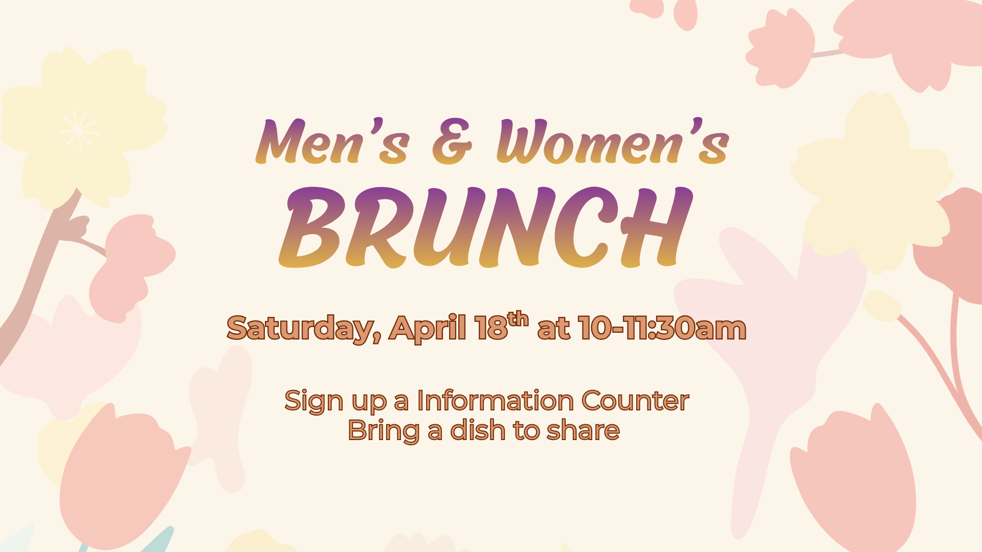Mens & Womens Brunch