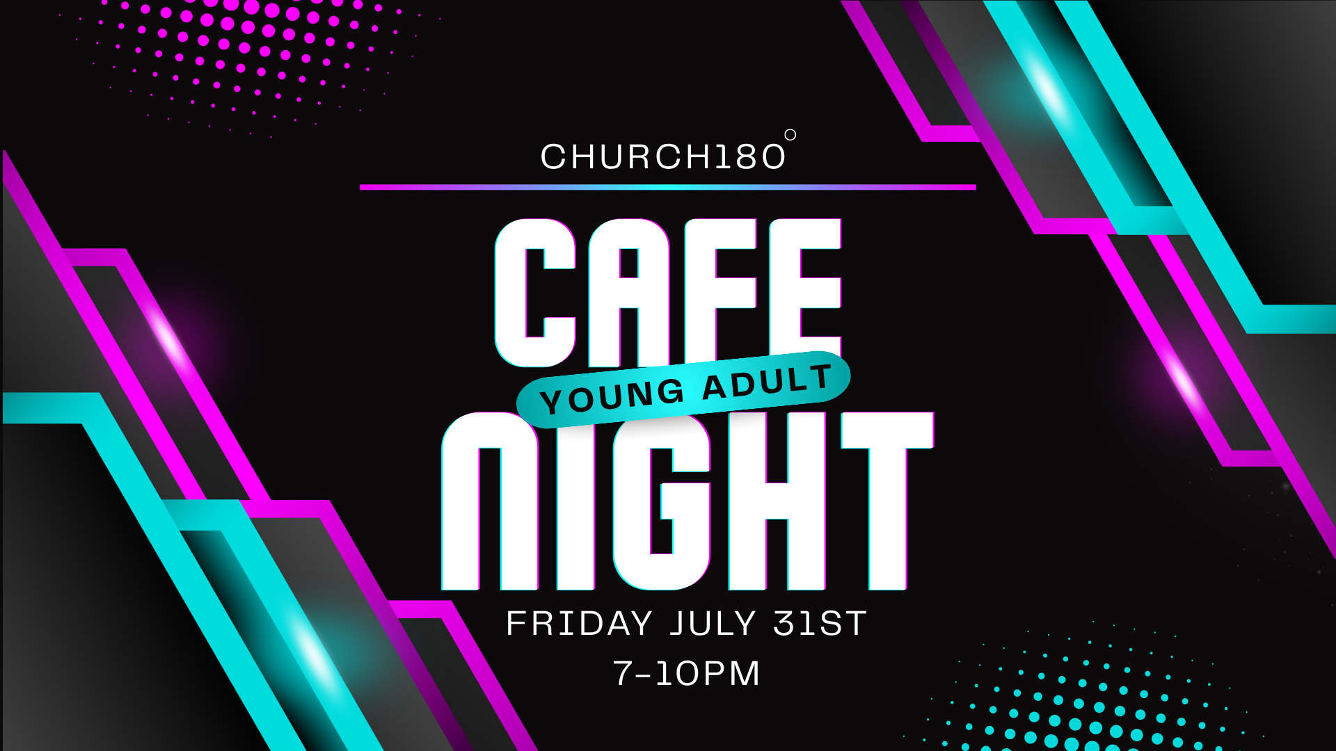 Cafe Night  Young Adults 18-40