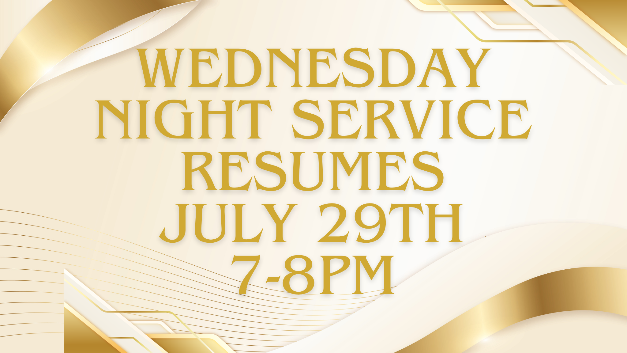Wednesday Nights Resume