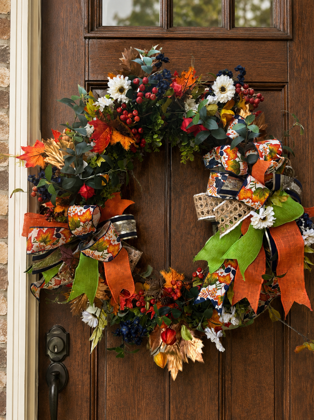 Autumn Harvest Elegance Wreath