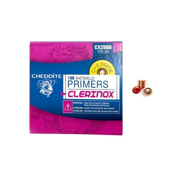 .209 Cheddite Primers (Airsoft Grenade & Projectile Use)