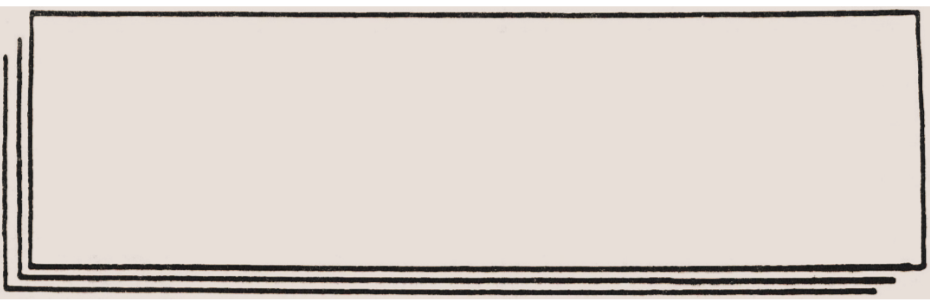 Blank white rectangular signboard with black borders.