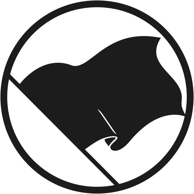 No visible objects or scenes, image is a black and white icon with a person crossed out.