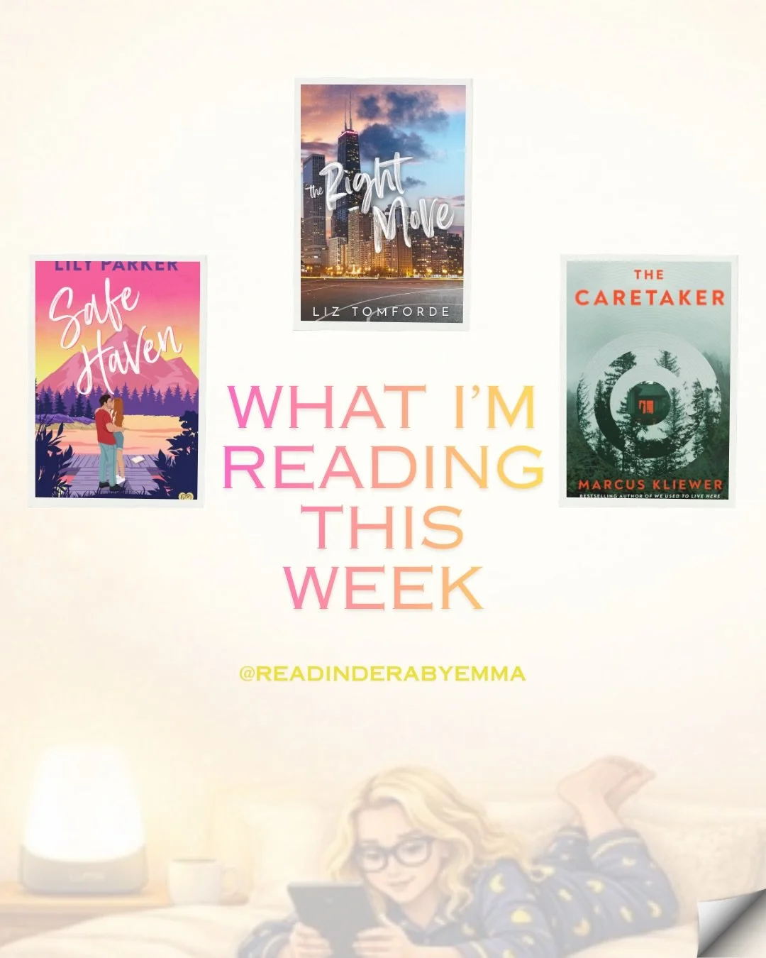 What I&rsquo;m Reading This Week: Well&hellip;hopefully 🤪 Gotta lot of things happening right now but I am determined! And not because my TBRs are kicking my little 🍑 

🌅 Safe Haven
🏀 The Right Move
🏚️ The Caretaker

What is everyone else readin