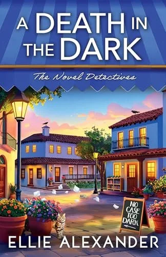 A Death In The Dark (Novel Detectives Mystery #2) by Ellie Alexander | A Cute, Clever Cosy Mystery