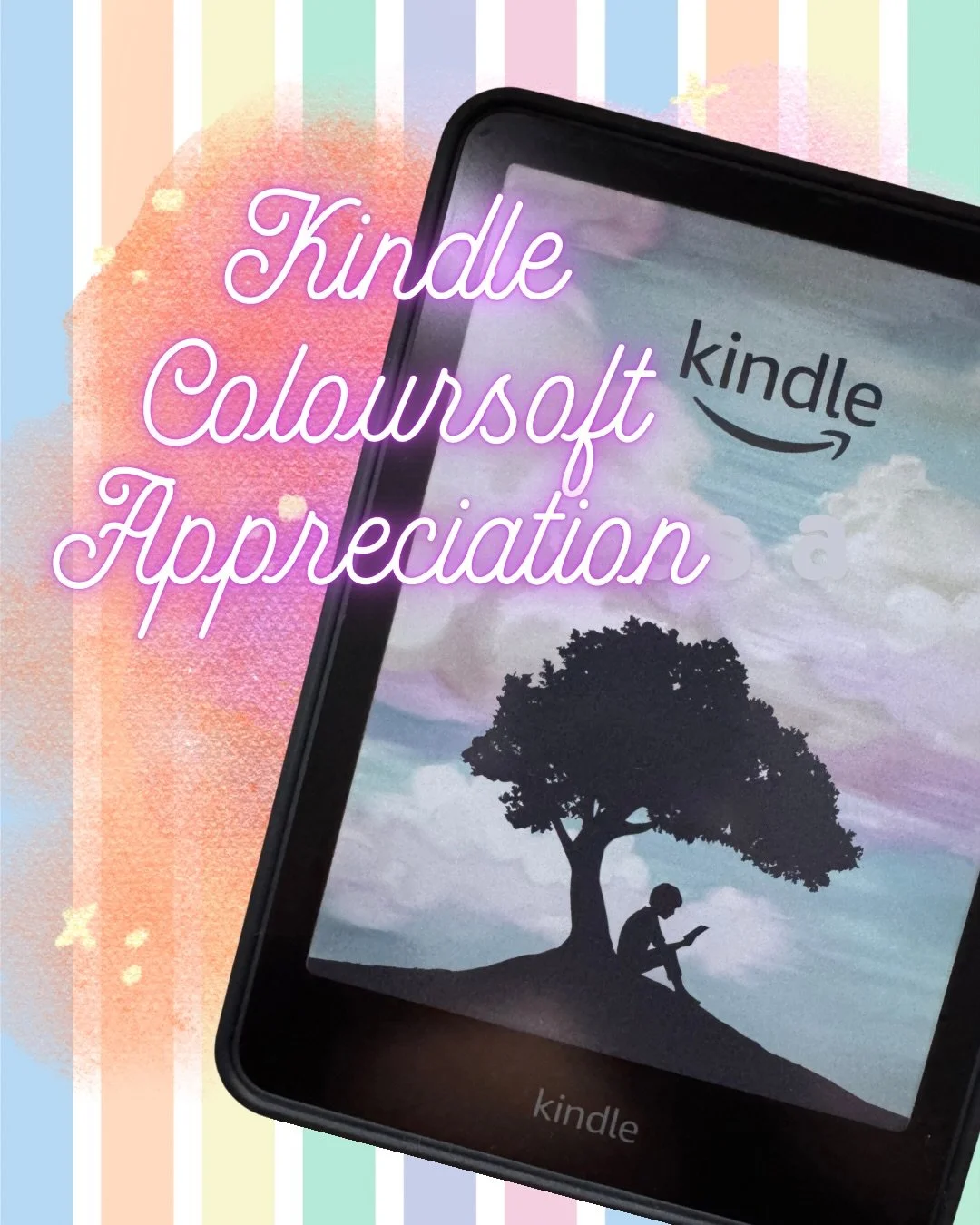 Kindle Coloursoft appreciation post because look at these lock screens 😌✨ 
#kindle #kindlecolorsoft #bookstagram #readinglife #ebook