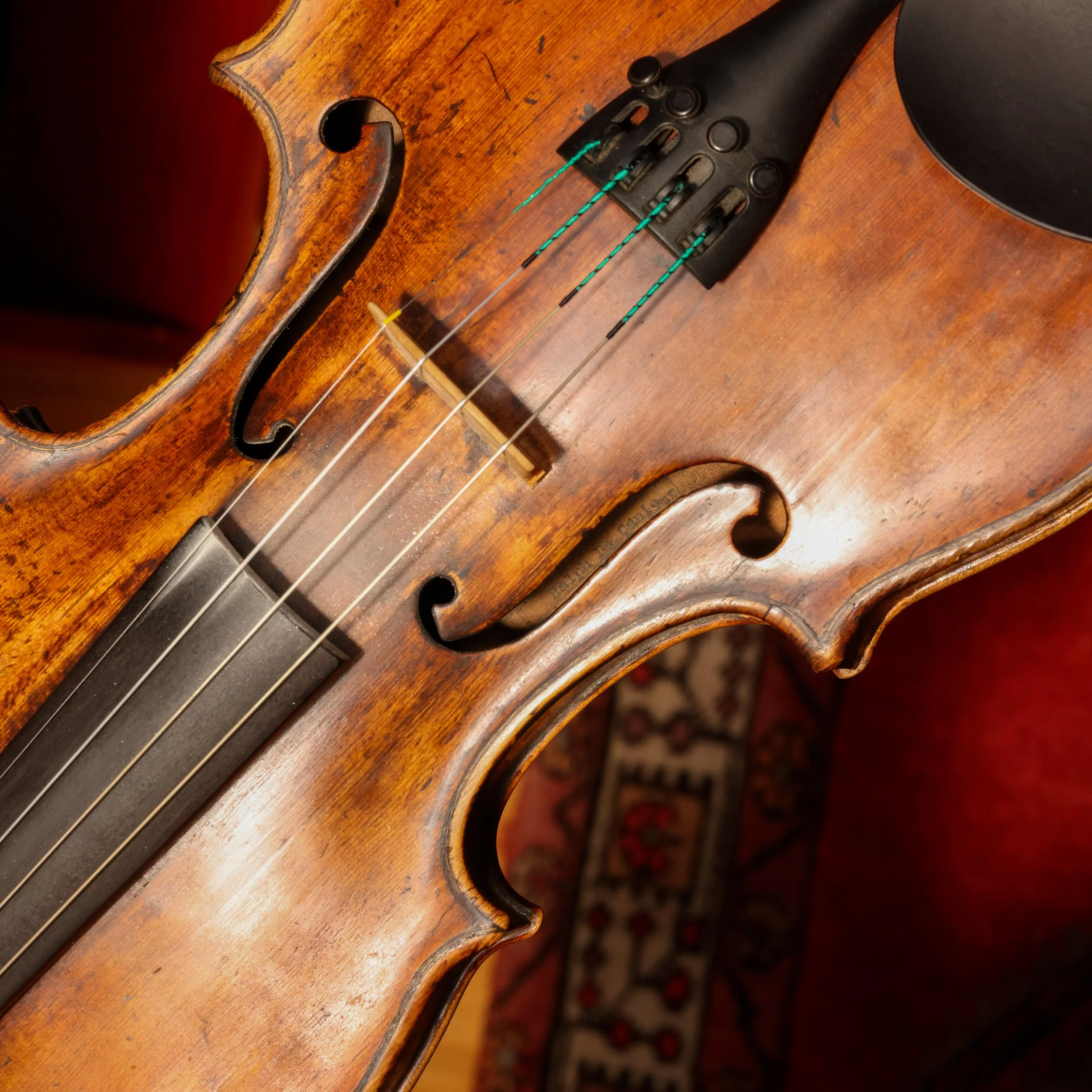 The German fiddle I have played since I was 14. Aka "Ralph".