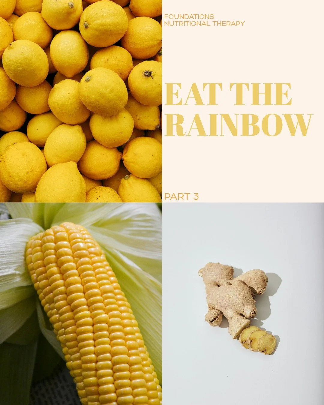 Yellow foods aren&rsquo;t just bright&mdash;they&rsquo;re doing a lot behind the scenes.

When you&rsquo;re eating foods rich in potassium, vitamin A, and vitamin C, you&rsquo;re supporting things I look at all the time in practice:

&bull; Potassium