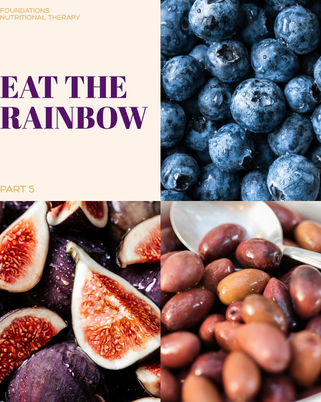 Purple and blue foods provide powerful nutrients that help fuel growing bodies and support lifelong health.

Antioxidants: Help protect our cells from damage and support healthy aging.

Vitamin C: Supports immune health, healthy skin, and tissue repa