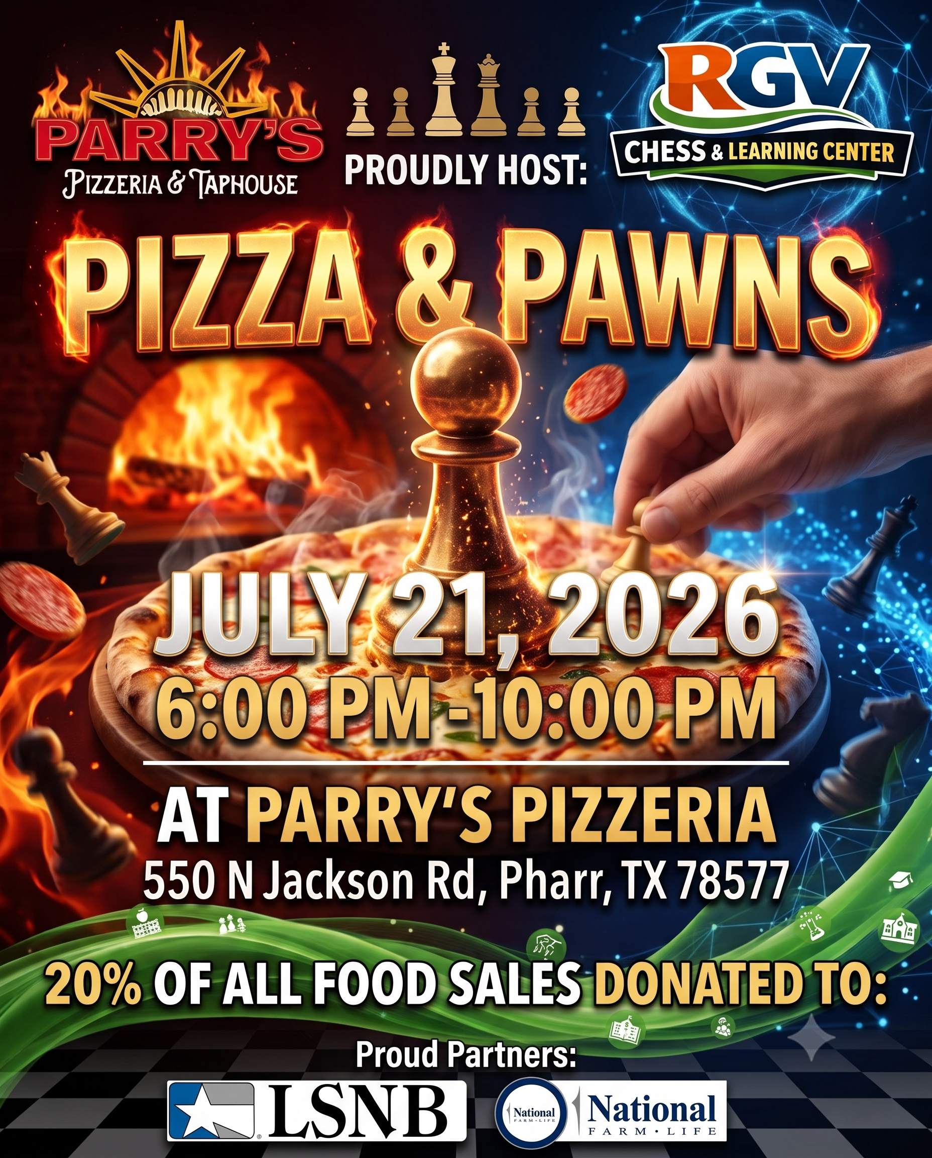 Pizza and Pawns Pharr!