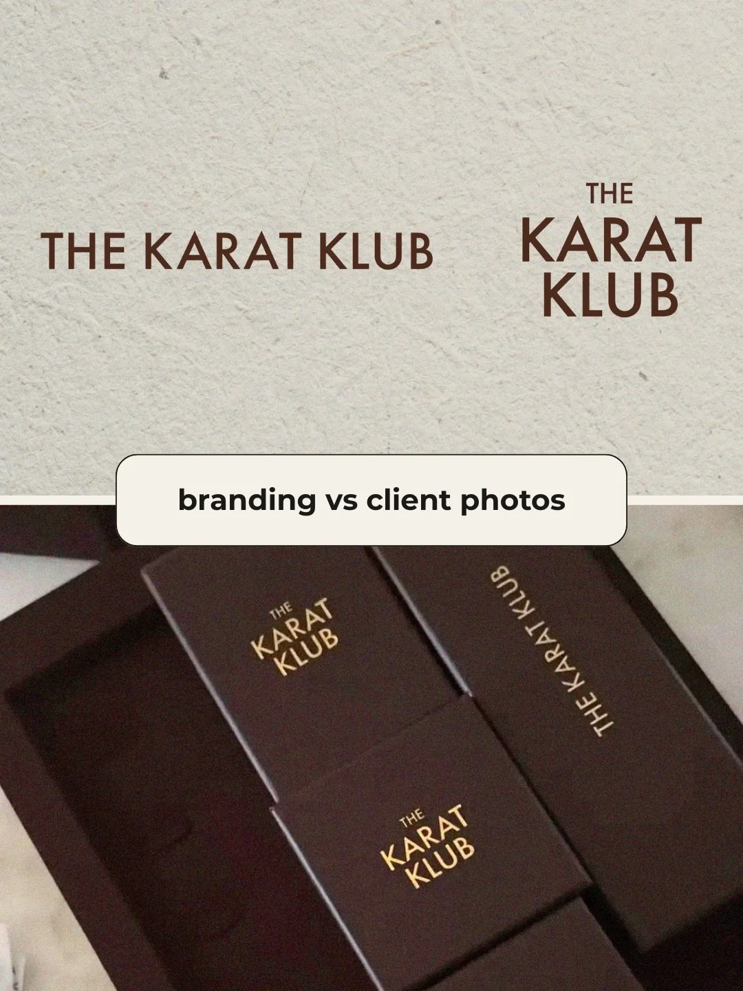 Who knew you could ooze expertise and NOT be masculine? 😧

...Shocker, I did! 🙄

(And lowkey.. you do too)

Raina, the founder of The Karat Klub, came to me seeking branding for her jewelry business that:

💎 Highlights luxury and quality of her cr