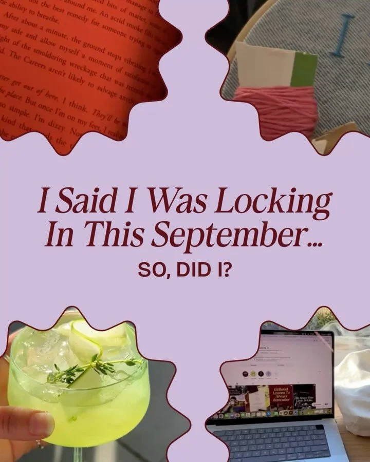 September recap 💜🫡

September went by sooooo fast! It definitely was a more busy month for me with projects, events, and goals but it was so so good!

How was your September? 👀

#septembergoals #designwomen #womenentrepreneurship #websitedesign