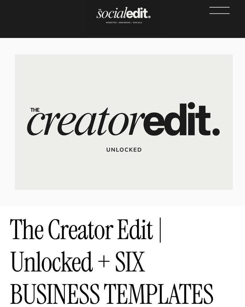 Ready to turn your love for social media into an actual business? ✨

I&rsquo;m excited to officially announce The Social Edit TX is launching its NEW Social Media Manager Course 👇🏻

The Creator Edit | Unlocked

This is a 6-module, in-depth course w