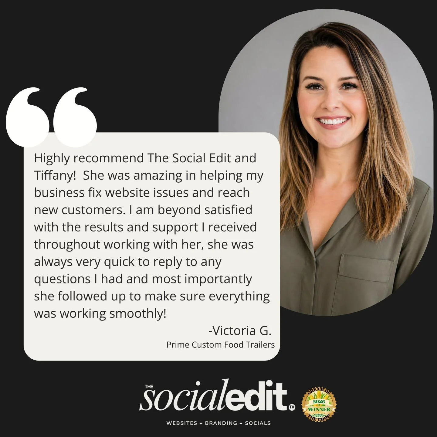 Client reviews truly mean the world to me. 🖤

As a small business owner, every kind word, recommendation, and review helps my business grow and allows future clients to feel confident when choosing to work with me.

I&rsquo;m so grateful for the ama