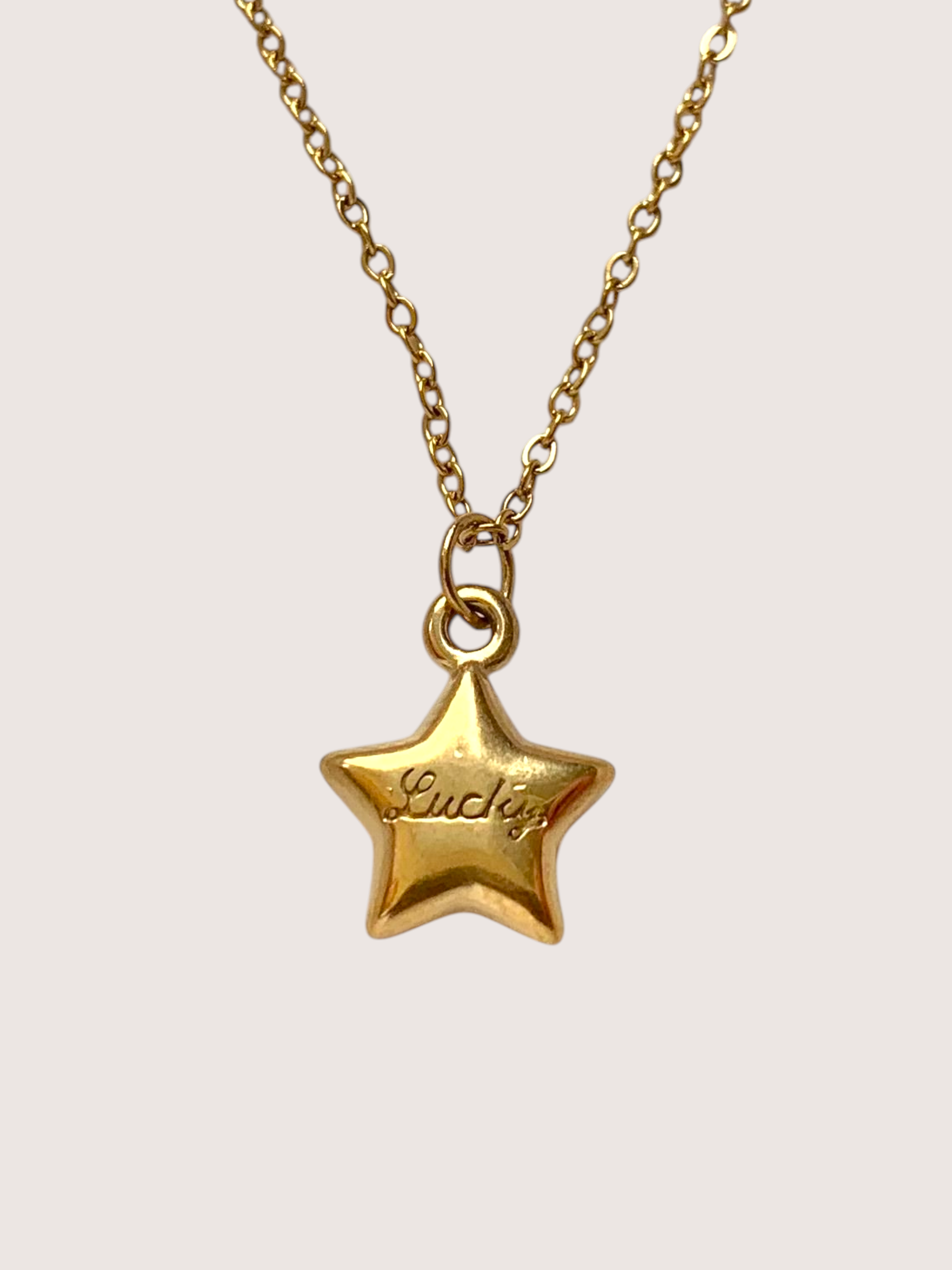 Lucky Star Necklace | Gold