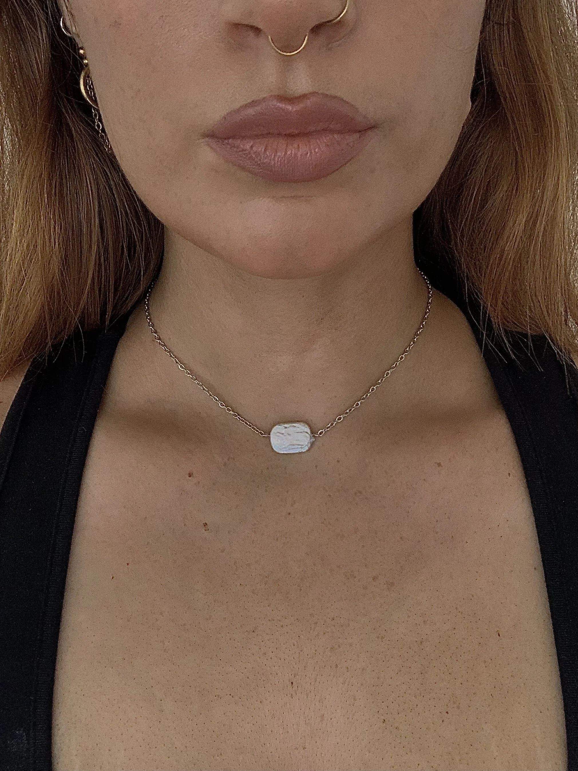 Pearl Choker | Silver
