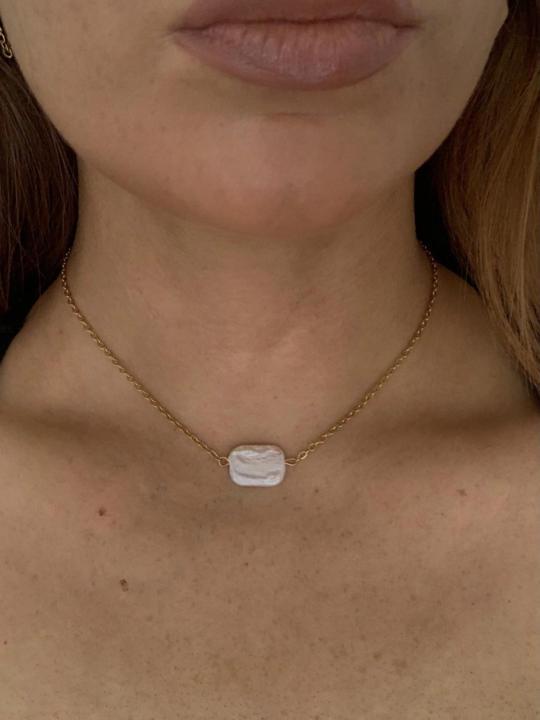 Pearl Choker | Gold