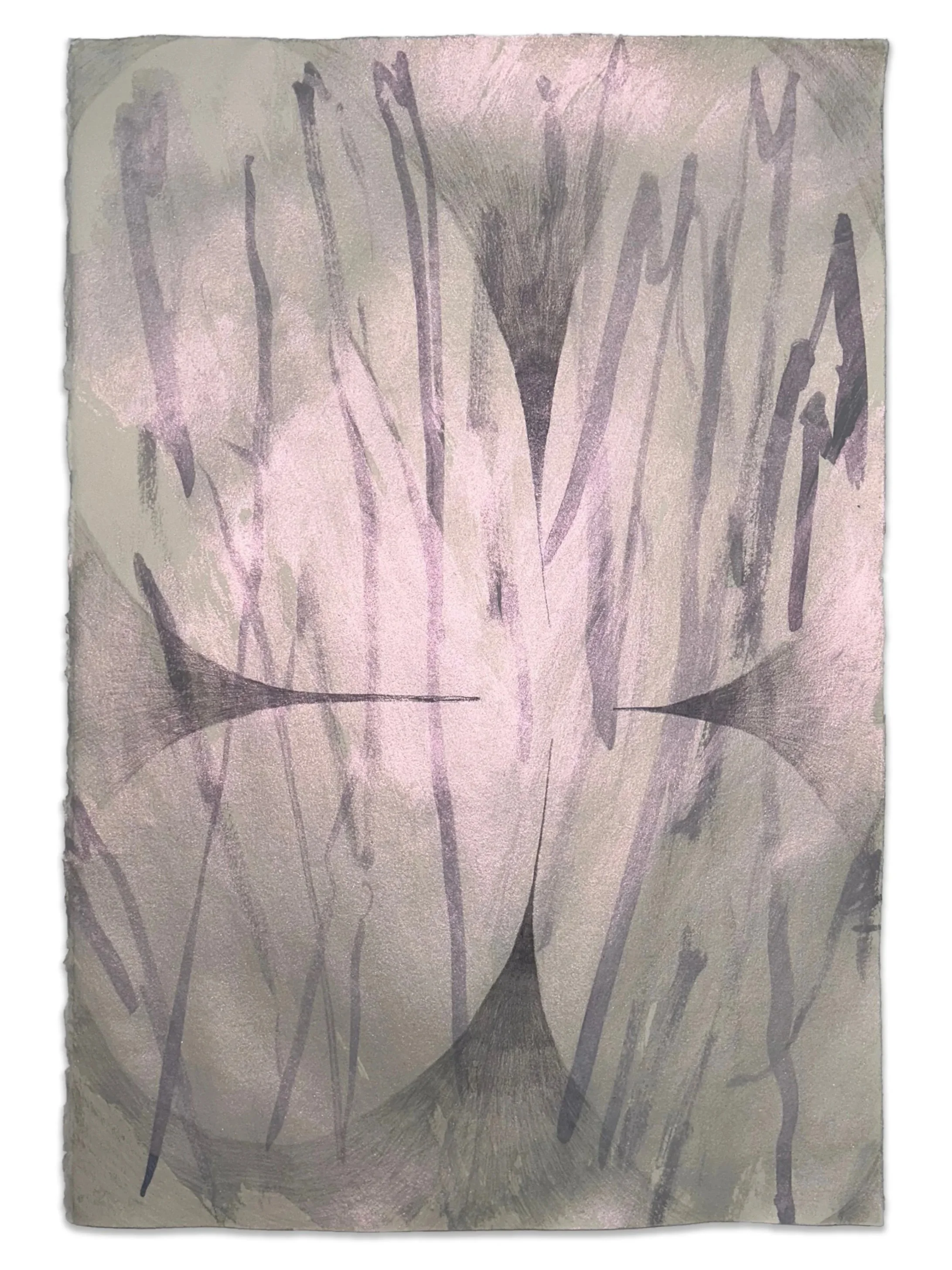 "Desire" graphite, gouache, ink on paper, 19" x 13", 2023