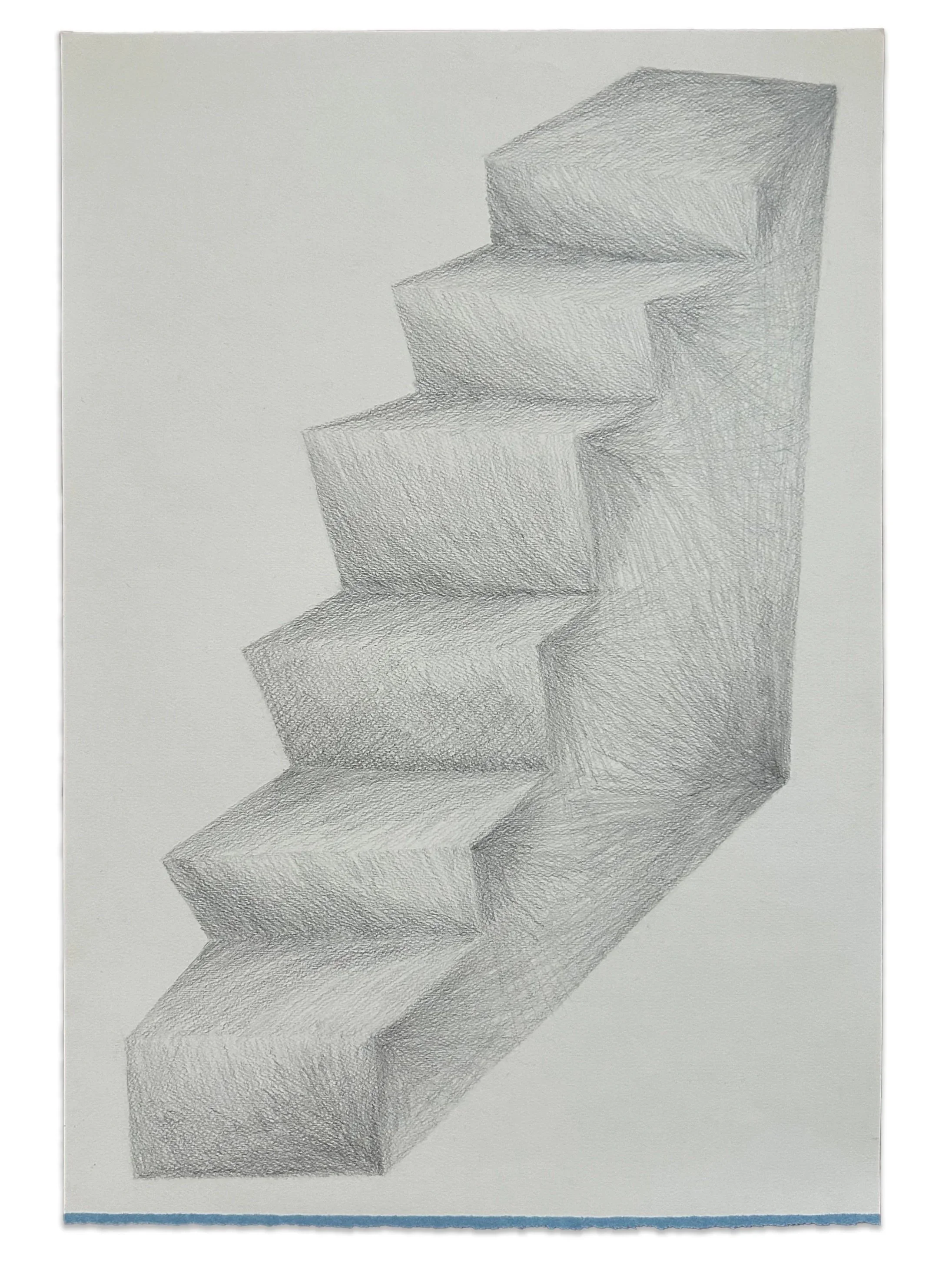 Untitled, graphite on paper, 19" x 12 1/2", 2024