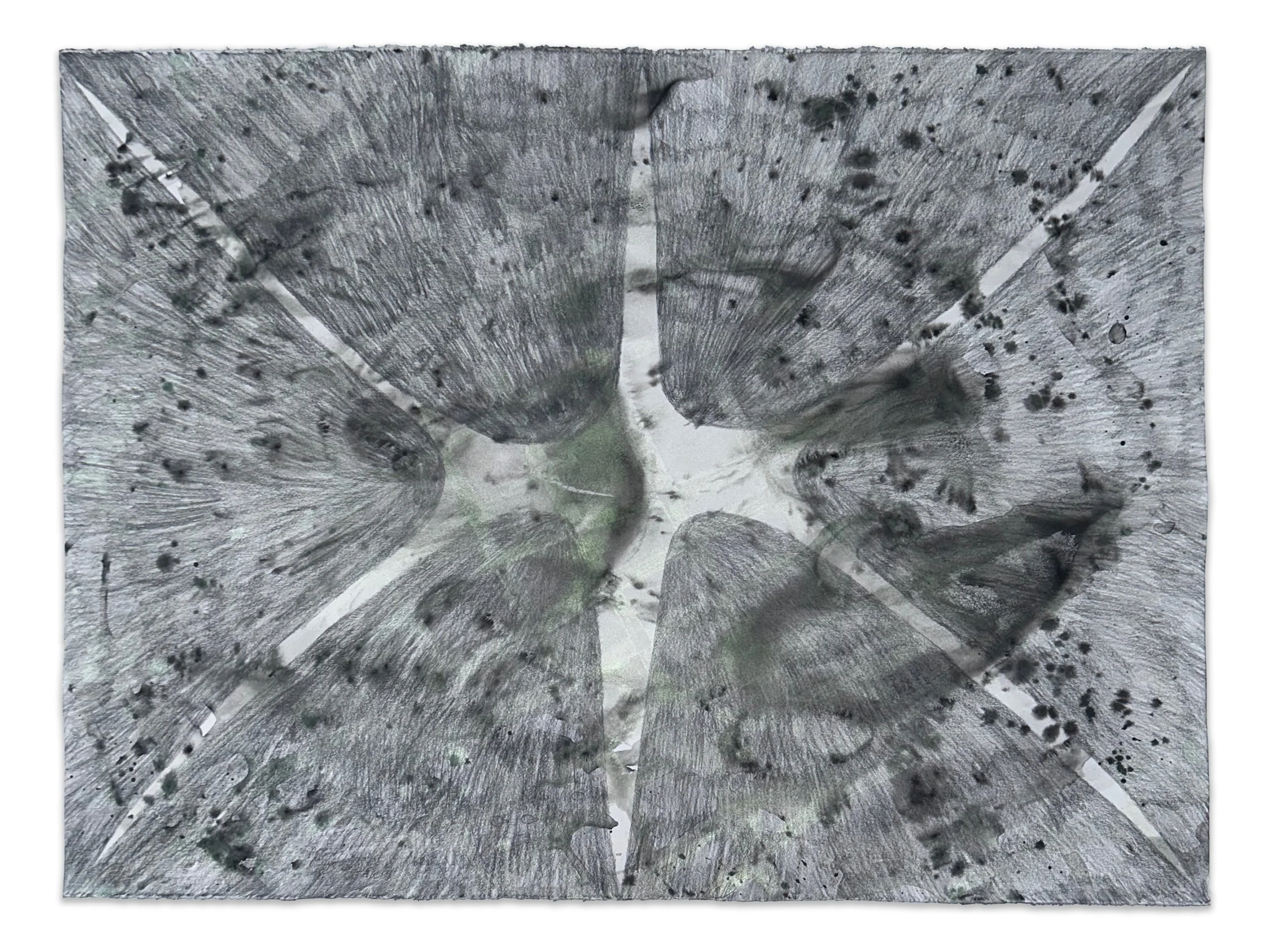 "*"graphite, ink, paper, 22" x 30", 2023