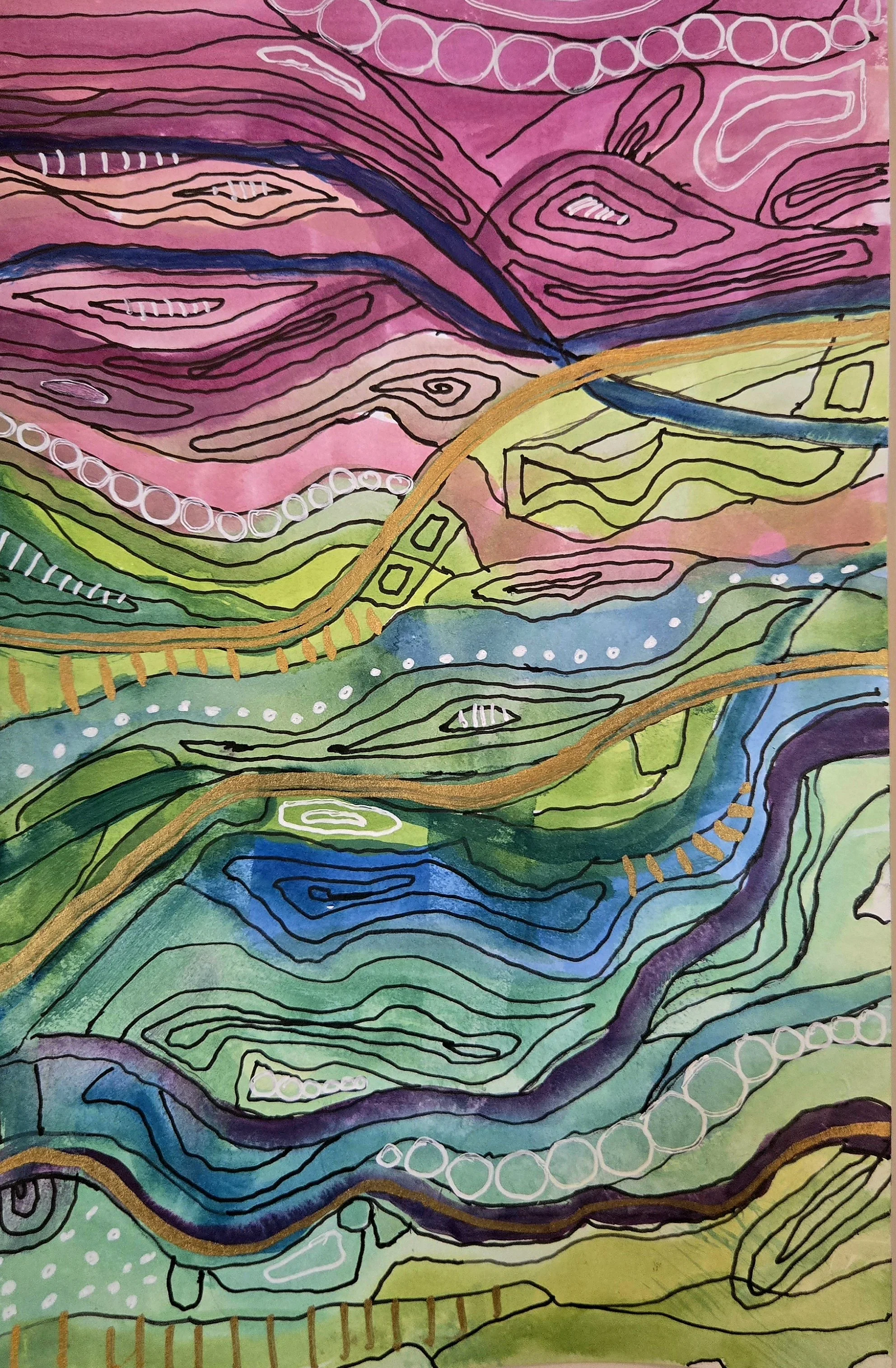 Group Class -- Watercolor Maps