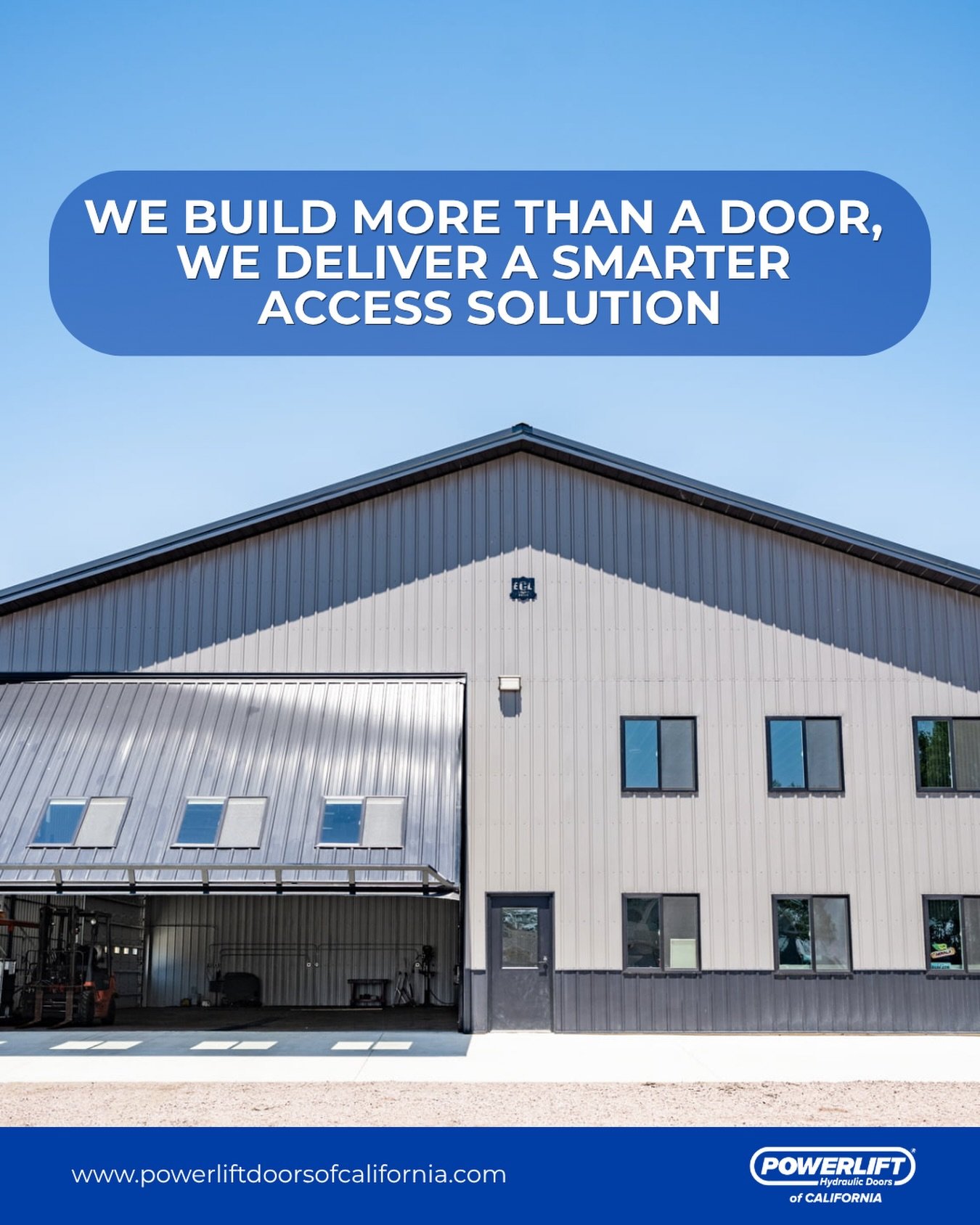 Not all doors are created equal. If your facility is still running a traditional overhead door, you might be leaving performance, efficiency, and reliability on the table.

PowerLift hydraulic door systems are designed to outperform &mdash; built for