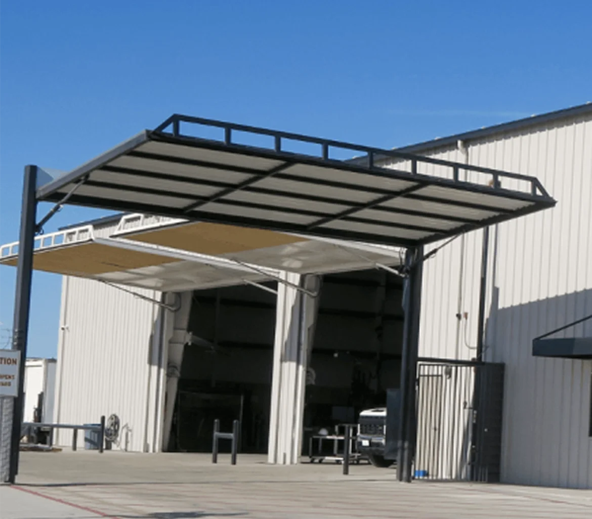 PowerLift Industrial Hydraulic Door System.