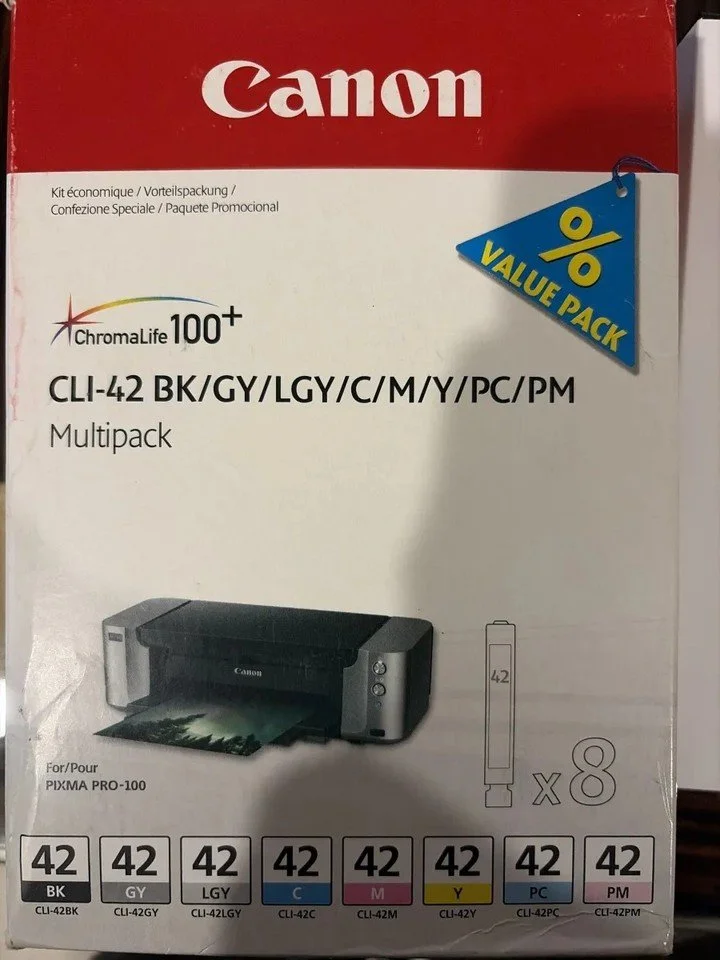 Canon CLI-42 Ink Cartridge Multipack - Vibrant Colors and Long-lasting Prints