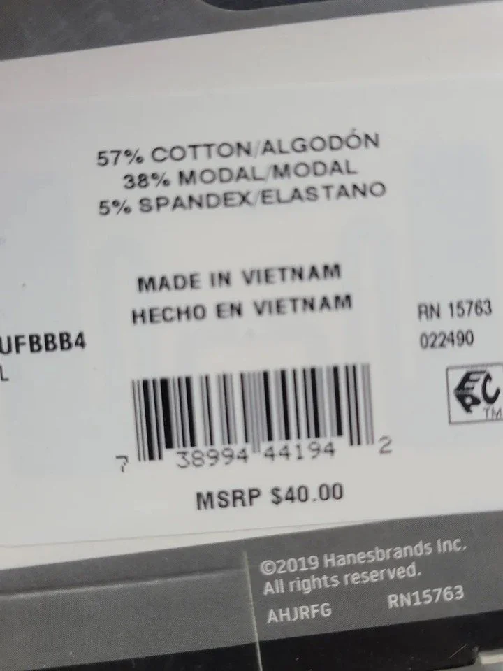 Hanes Cotton Modal Stretch Comfort Apparel