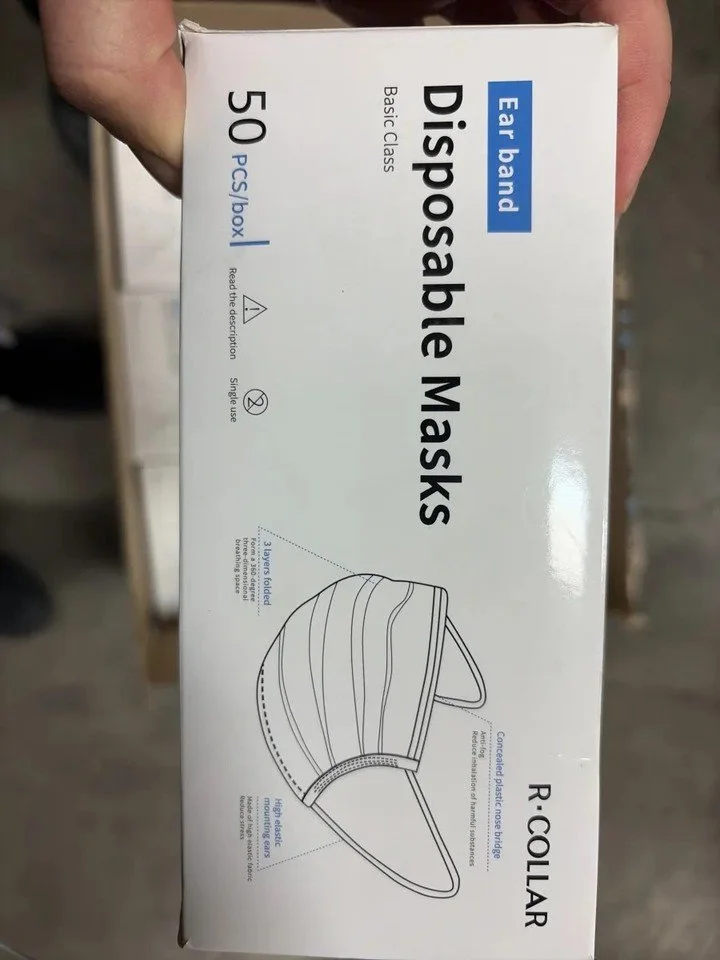 ComfortGuard Disposable Face Masks - 50 Pack