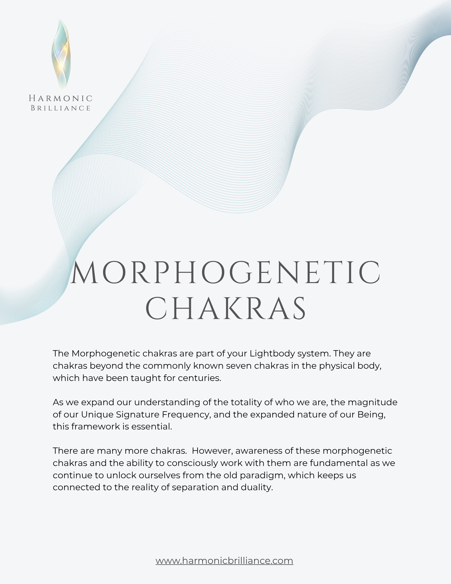 Morphogenetic Chakras