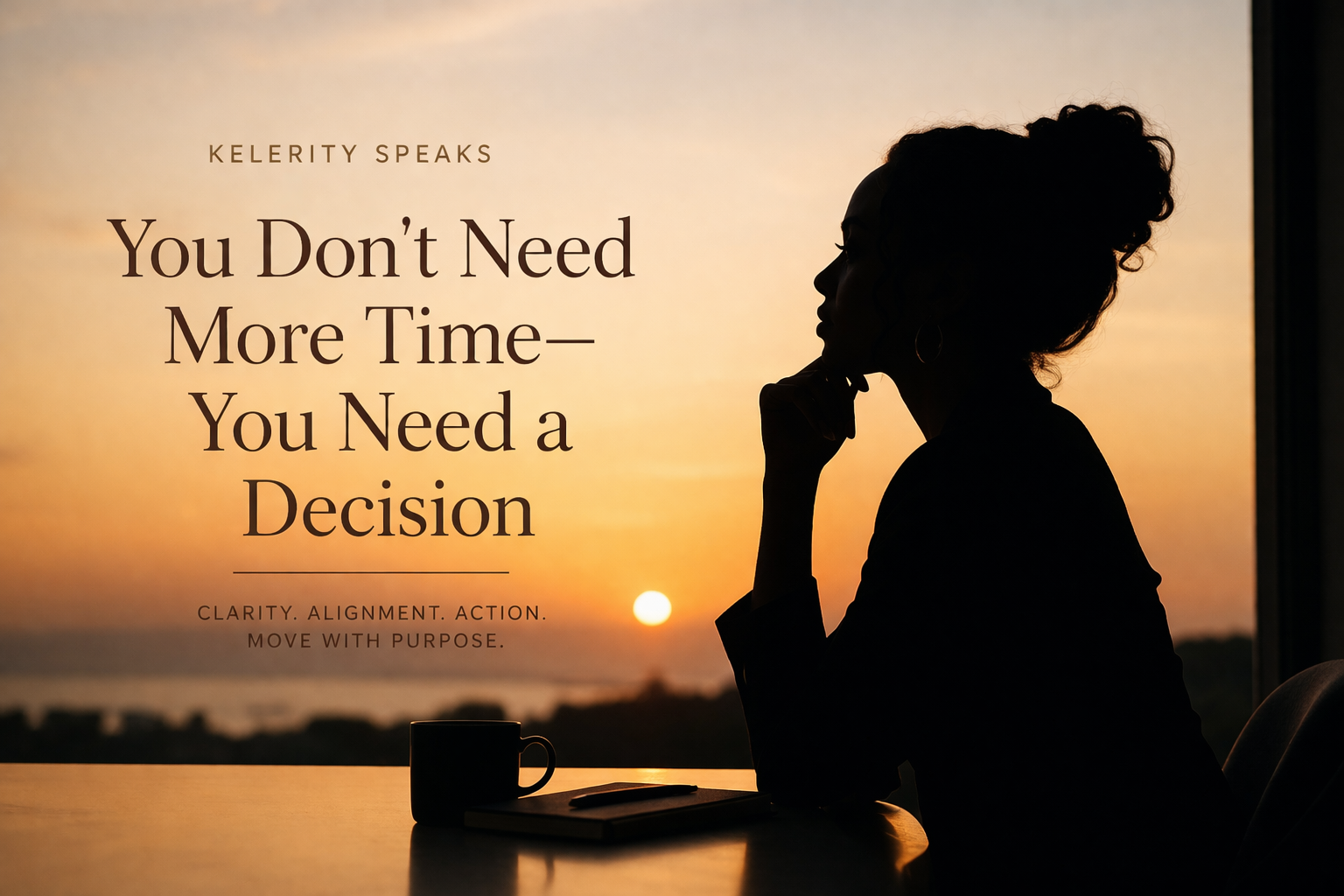 You Don’t Need More Time - You Need a Decision!