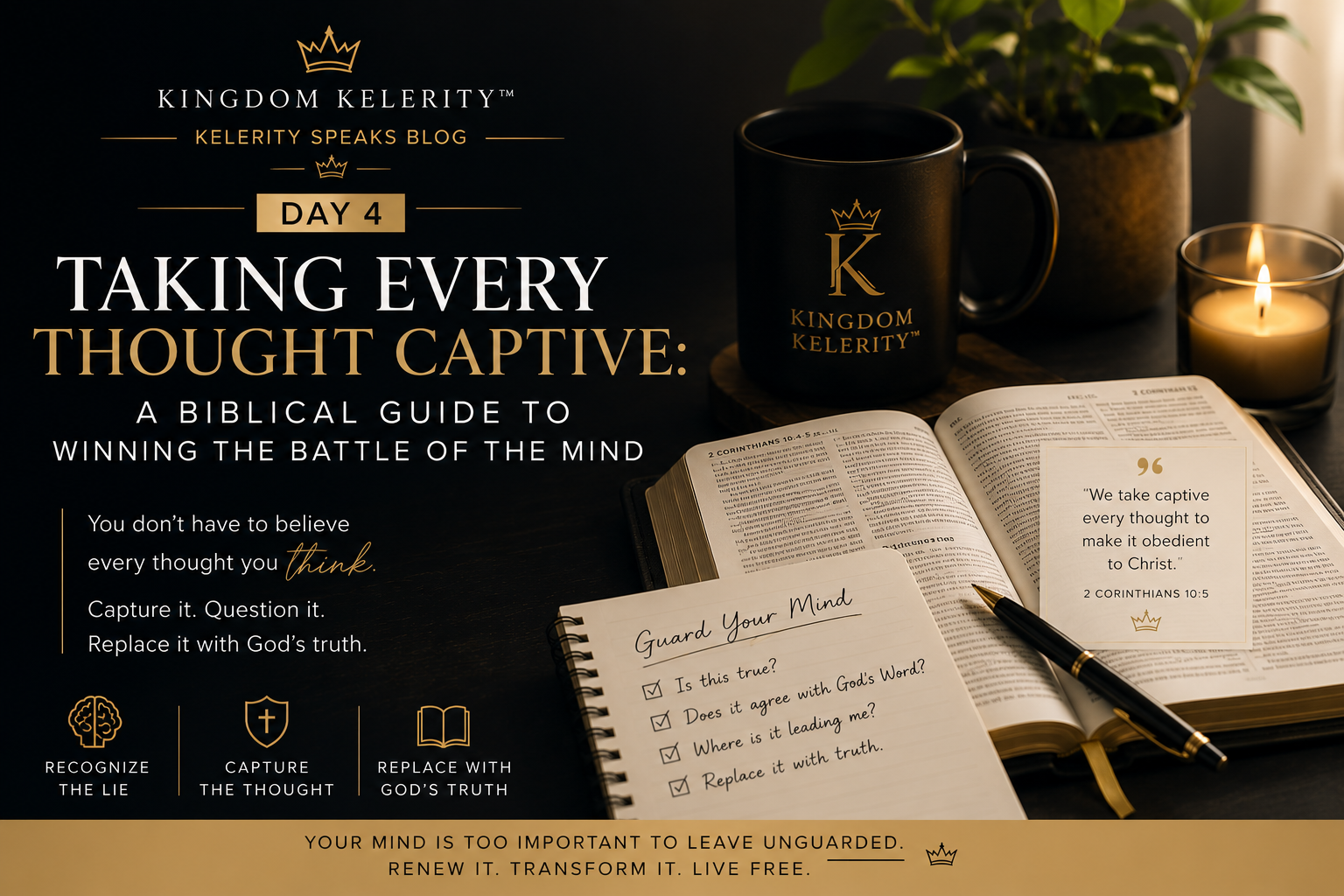 Day 4: Taking Every Thought Captive: A Biblical Guide to Winning the Battle of the Mind