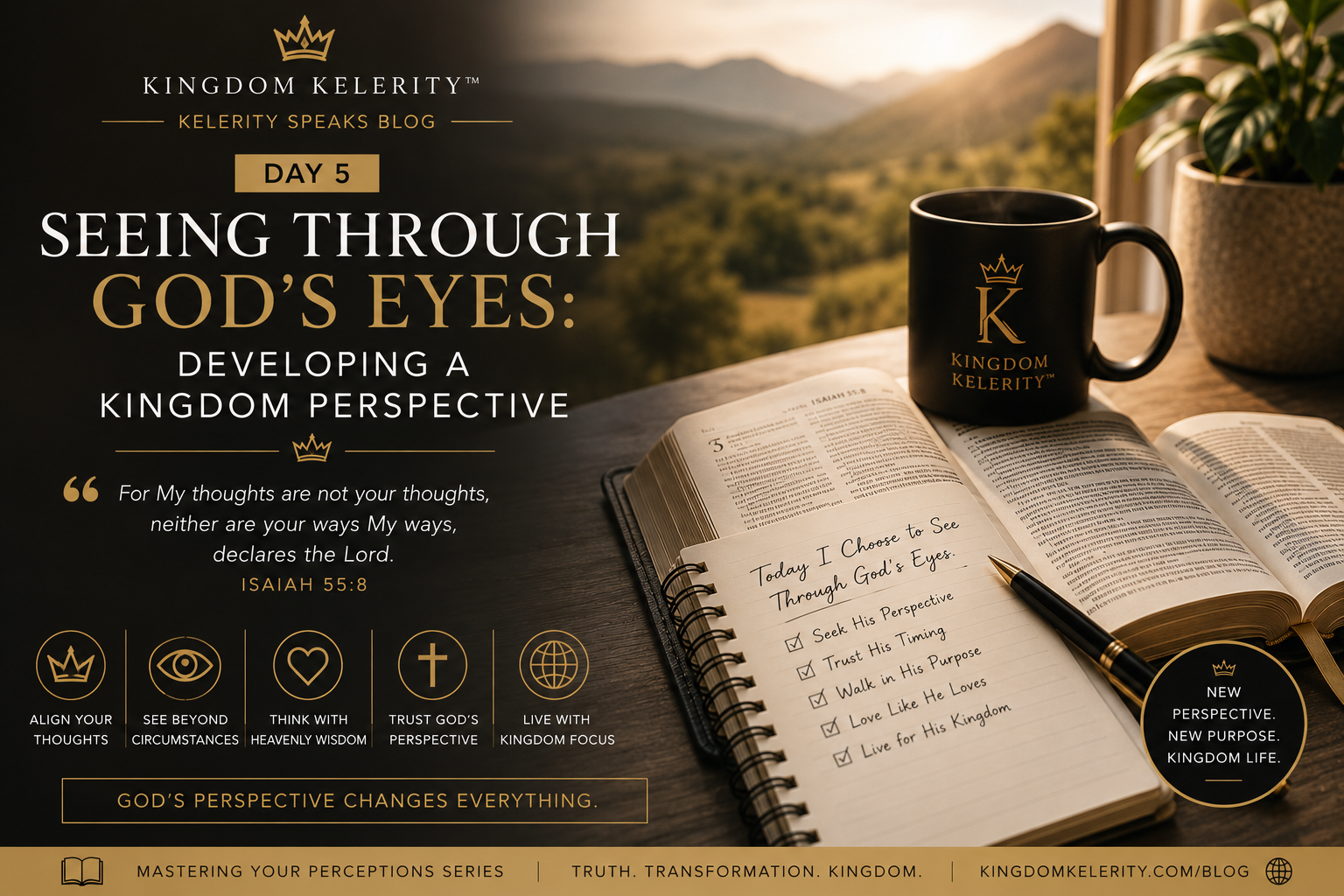 Seeing Through God's Eyes: Developing a Kingdom Perspective