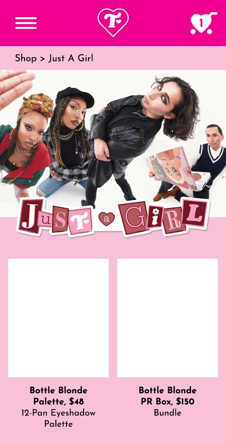 mobile collection header