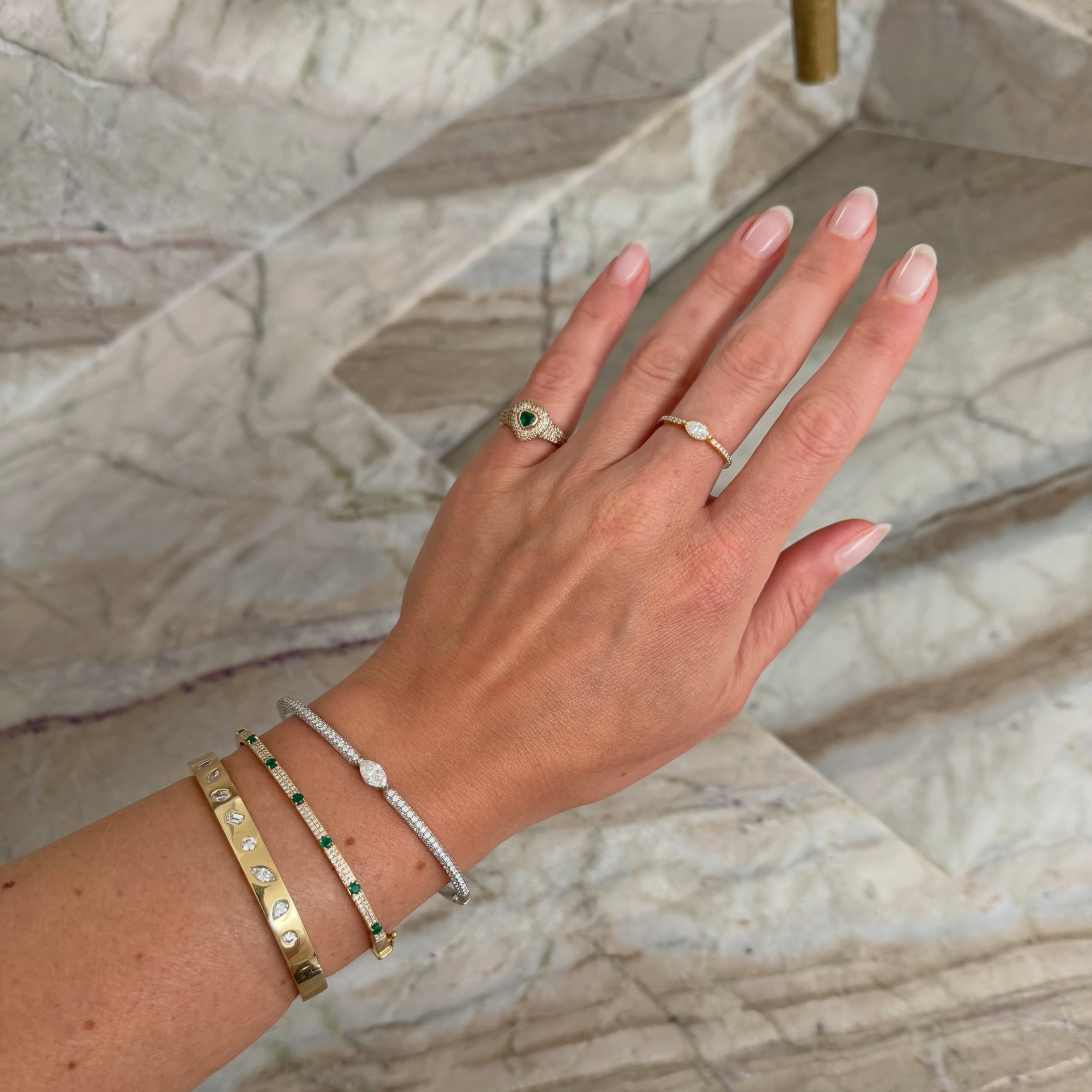 POV: your jewelry *is* the outfit ✨ new styles are live on the site, don&rsquo;t miss out. Hannah@hannahestelle.co