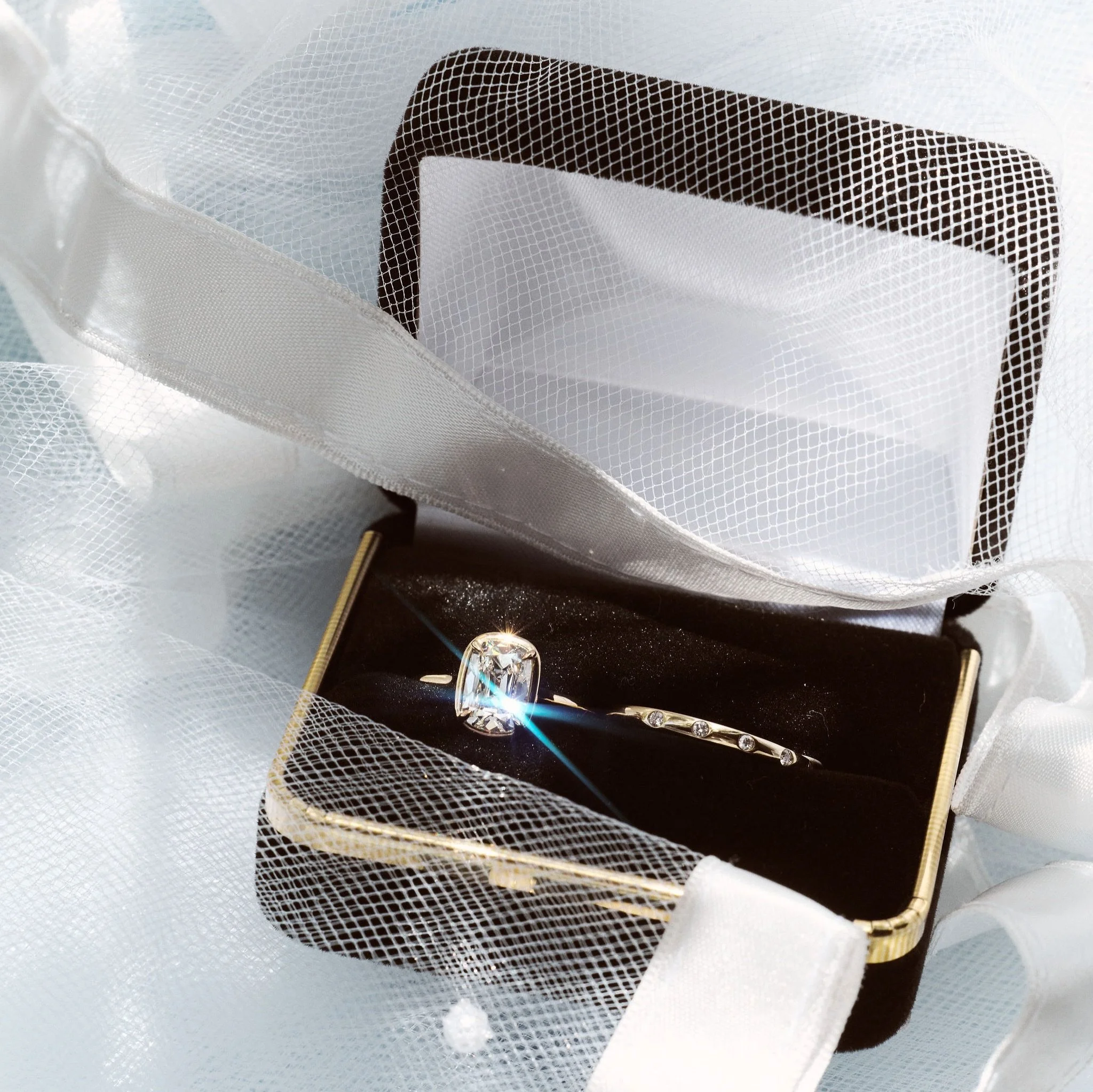 What life sounds like when he gets it right &mdash; send him our way, Hannah@hannahestelle.co OR shop our ready to ship pieces. Available on Hannahestelle.co! 🤍