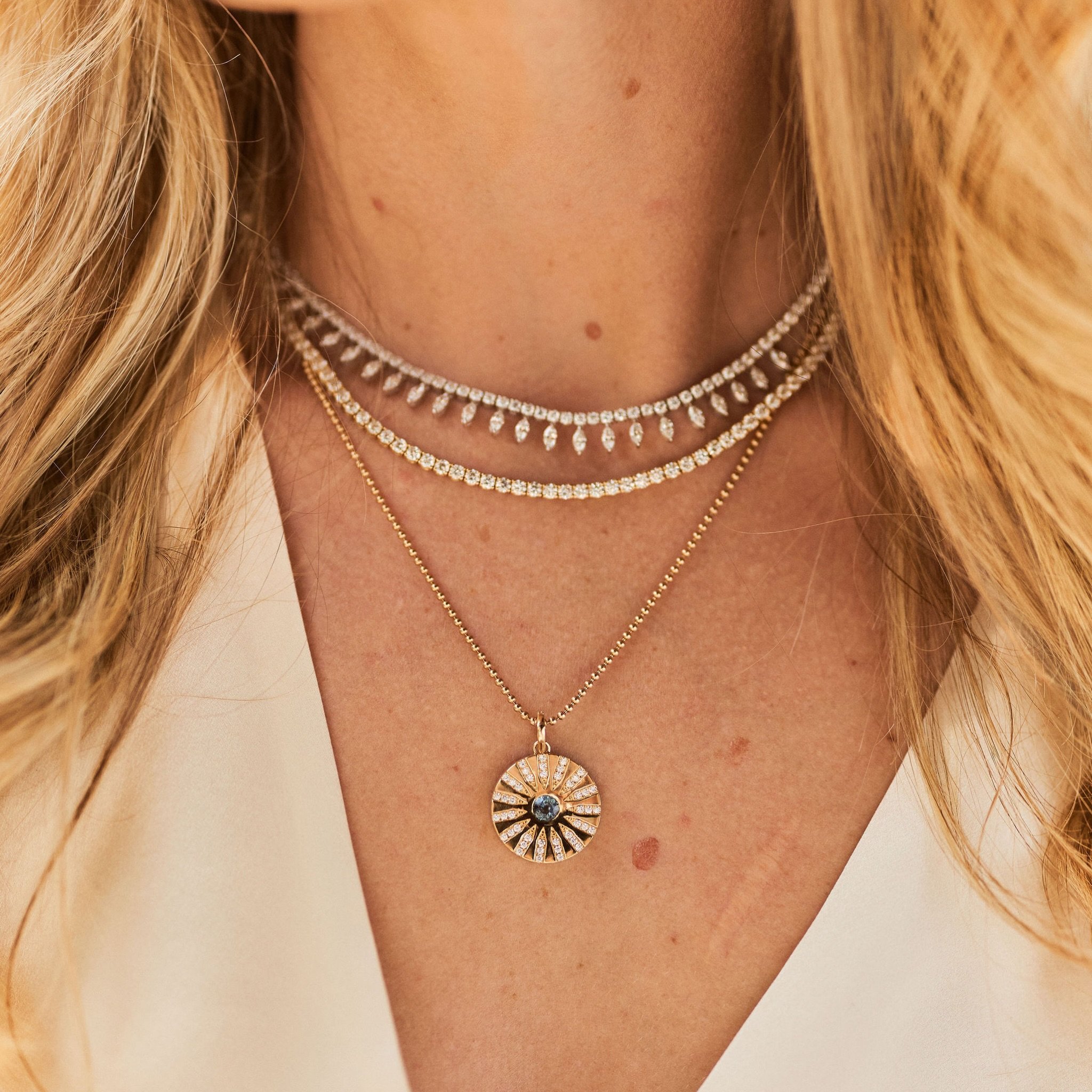 The Alora is here &amp; she&rsquo;s everything your jewelry box could ever need. With pieces that transition seamlessly from day to night, to pieces you&rsquo;ll be passing down one day, the Alora was designed with 2 pillars in mind: craftsmanship an