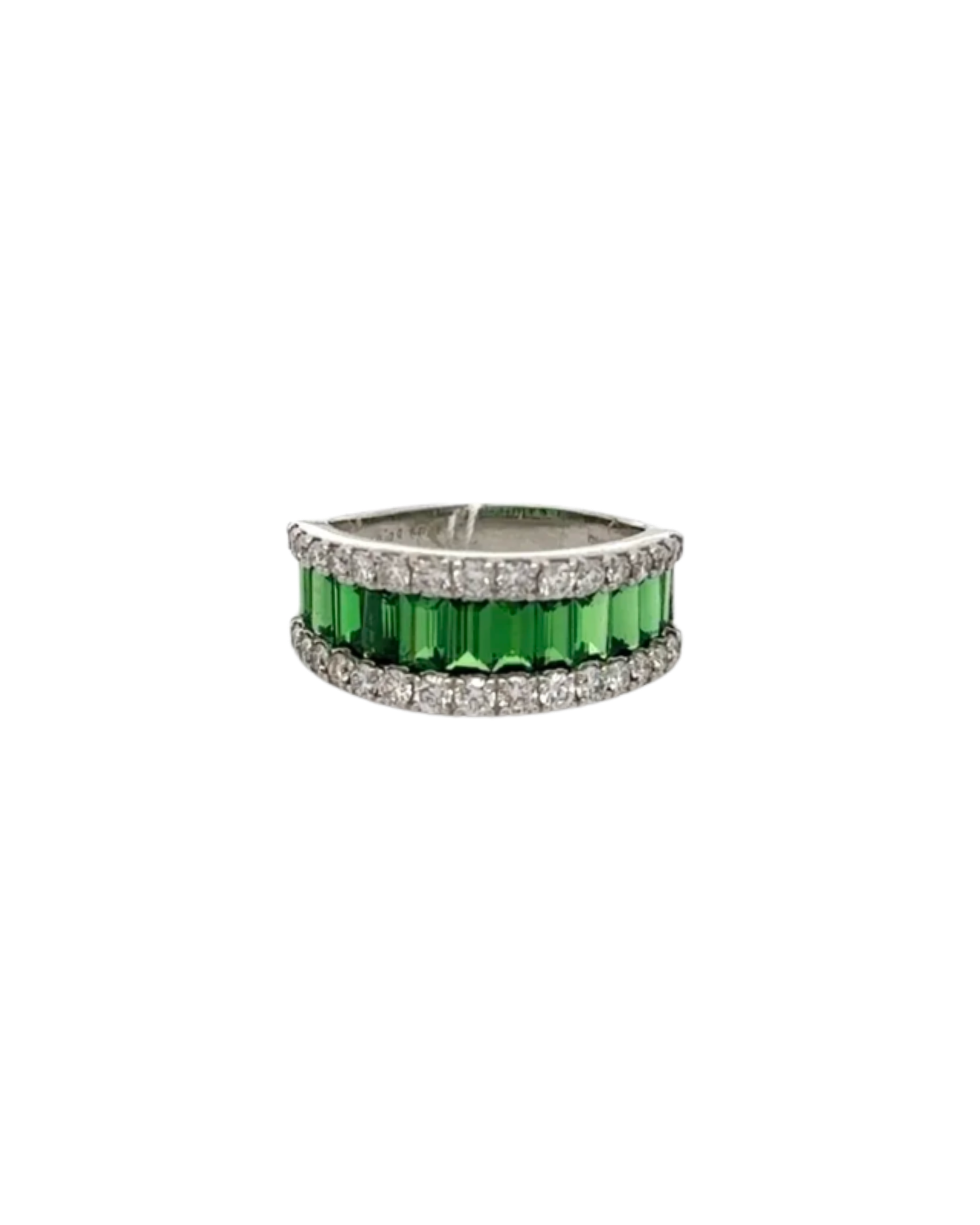 Tsavorite Half Band