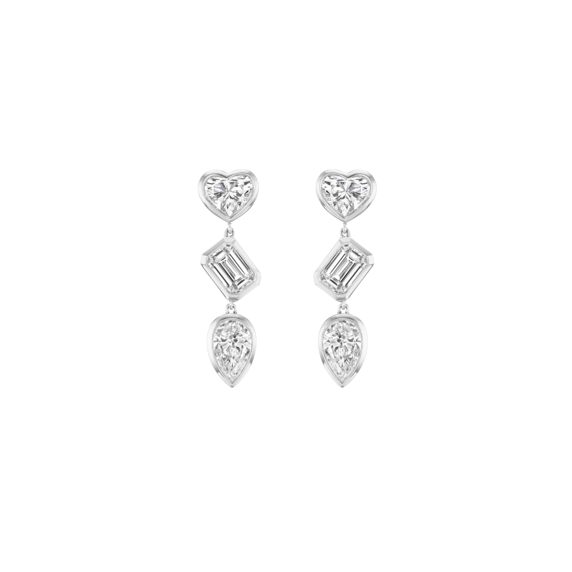 The Liana Mixed Stone Drop Earrings