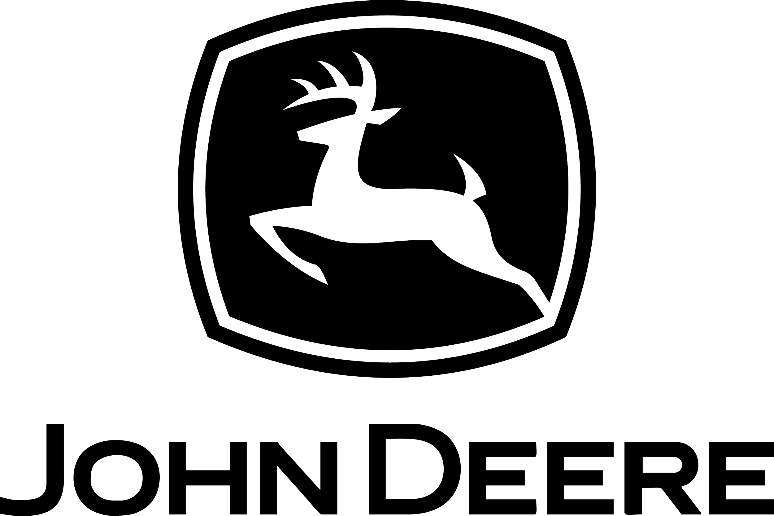 Clothing brand logo with a stylized deer head inside a shield shape and the text 'LUND' below.
