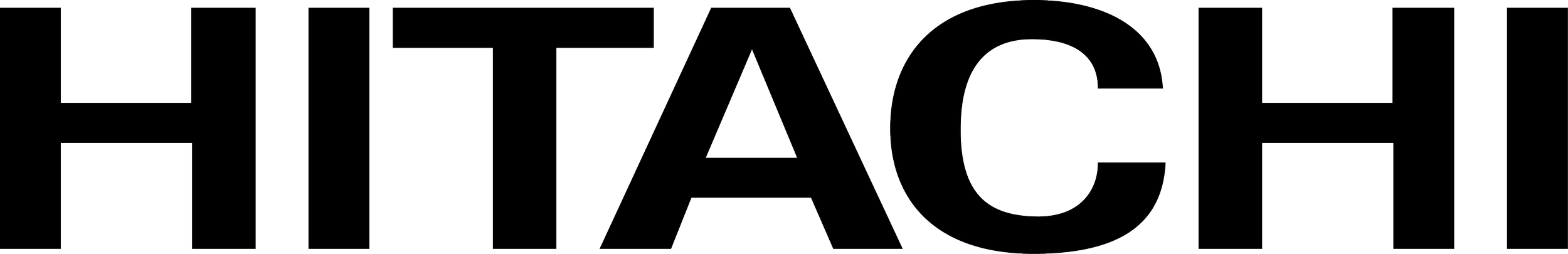 Close-up of the word 'HITCH' written in large white capital letters on a black background.