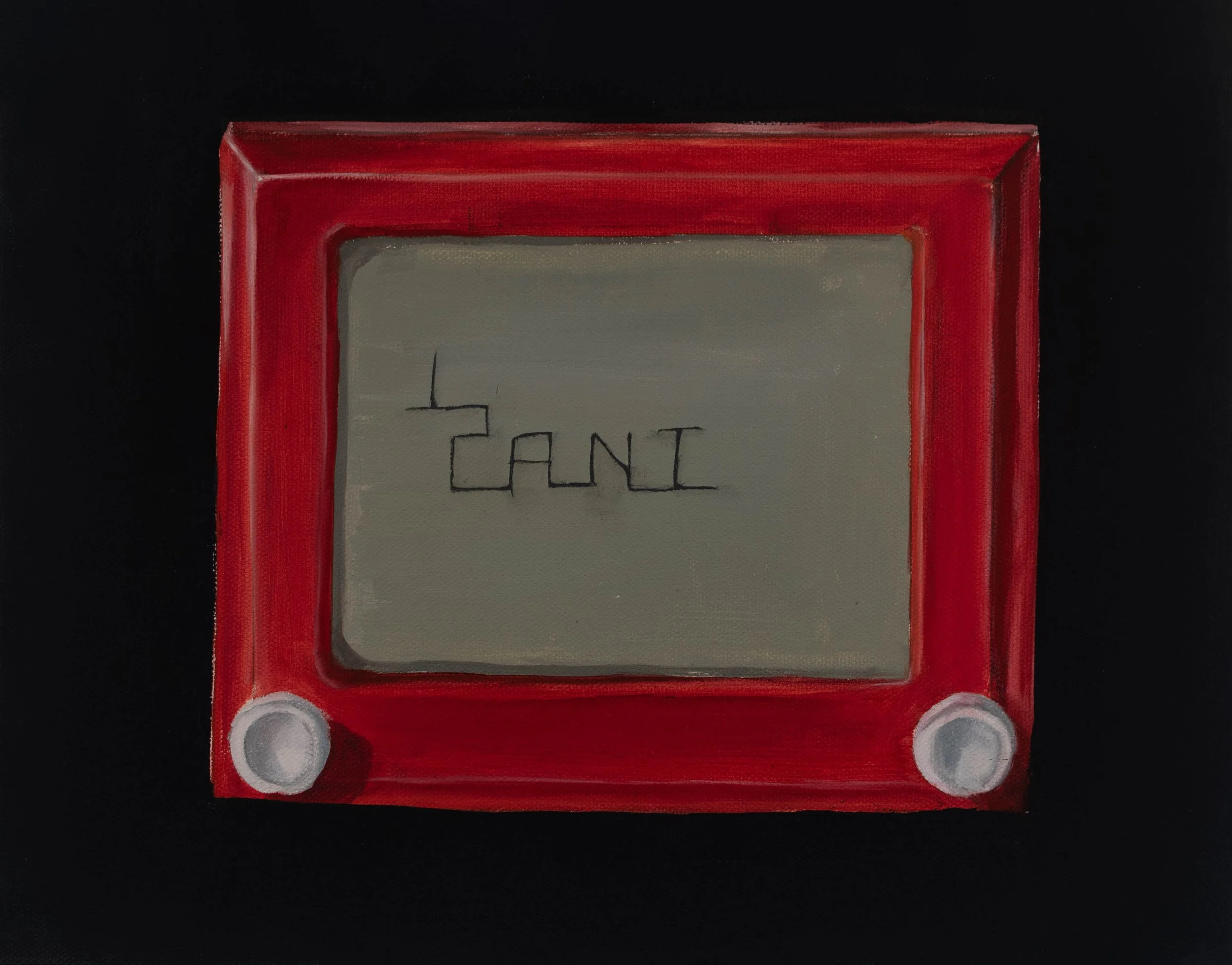 Red Board (i cant)
(2024)
oil on canvas
11"x14"