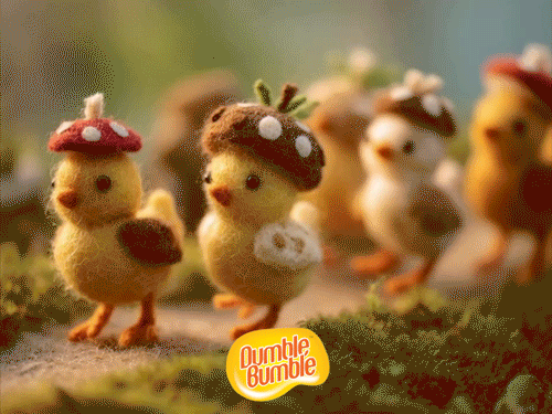 dumble bumble chicks happy easter peeps felt