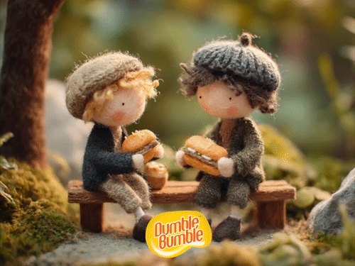 dumble bumble hero boys a hero shares her sandwich felt
